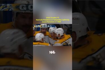 2023.10.10 Nashville Predators vs Tampa Bay Lightning - Juuso Parssinen 2-1 NSH #juusoparssinen #nhl