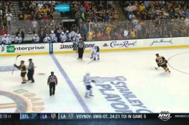 James Reimer robs Patrice Bergeron May 10 2013 Toronto Maple Leafs vs Boston Bruins NHL Hockey