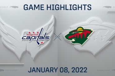 NHL Highlights | Capitals vs. Wild - Jan. 8, 2022