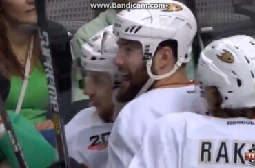 Nick Bonino OT goal Anaheim Ducks vs Dallas Stars Playoff 2014