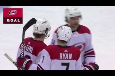 Brock Mcginn Empty Net Goal vs CBJ  November 10, 2017