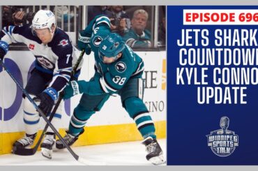 Winnipeg Jets vs. San Jose Sharks countdown, waiting for a Kyle Connor update