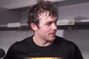 Johnny Beecher speaks about scoring for career goal vs Stars
