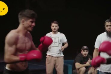 Назир Волейболист vs Никархо . Спаринг на конфе минута 100000т.р.SARMAT FIGHTING.