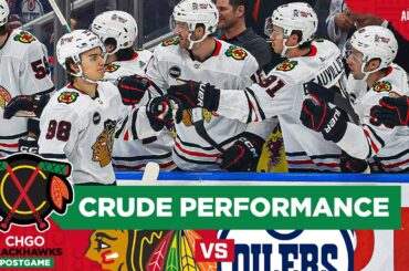 Connor Bedard Scores, Connor McDavid Gets Last Laugh in Loss vs Oilers | CHGO Blackhawks Postgame