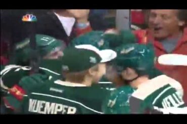 Jason Zucker OT Goal 2013 Stanley Cup Playoffs WCQF Game 3