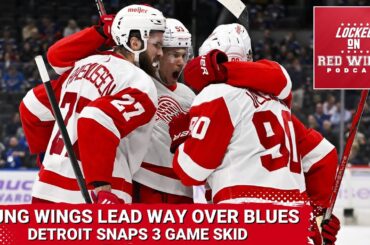 Joe Veleno and the Red Wings Youth Step up in Win Over Blues | 3 Game Losing Streak Snapped