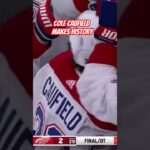 Cole Caufield Makes History by Breaking an Old Record #gohabsgo #habs #NHL #short #canadiens