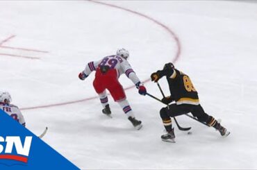 Bruins’ David Pastrnak Dangles, Spots David Krejci For Overtime Goal