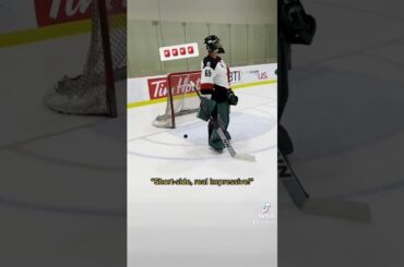 JESSE PLAYS GOALIE AGAINST NHL PLAYERS