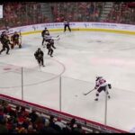 Nico Hischier ties it in Calgary from Jesper Bratt and Luke Hughes  #DevilsJoint