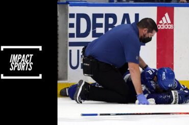 Mathew Barzal ejected for cross-checking Jan Rutta in the face | 6/21/2021