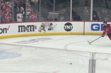 NJ Devils Alexander Holtz LAST OFF ICE During Warmups 12/13 vs. Boston  #njdevils