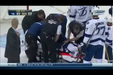 Steven Stamkos Injury Against Bruins