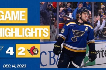 Game Highlights: Blues 4, Senators 2