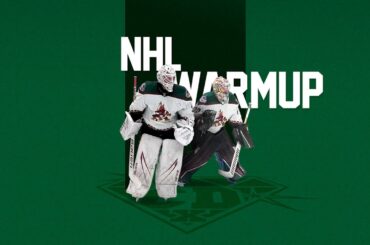 NHL Warmup: Arizona Coyotes Karel Vejmelka & Connor Ingram