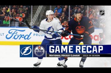 Lightning @ Oilers 12/14 | NHL highlights 2023