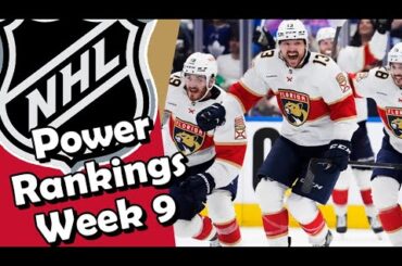 NHL Power Rankings Week 9