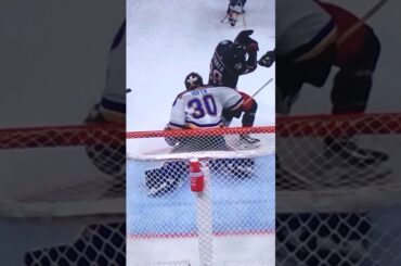 Blue Jackets C #38 Boone Jenner takes a shot directly to his face. Ouch 🤕