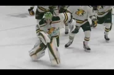 Goalie Goal by NMU's Atte Tolvanen (Dec. 7, 2018)