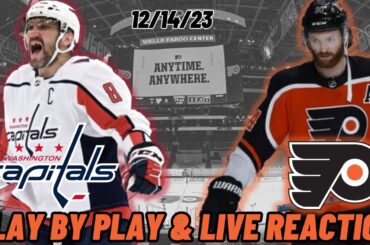 Washington Capitals vs Philadelphia Flyers Live Reaction | NHL Play by Play | Flyers vs Capitals