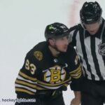 НХЛ. Fabian Zetterlund vs Brad Marchand Nov 30, 2023