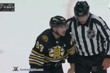 НХЛ. Fabian Zetterlund vs Brad Marchand Nov 30, 2023