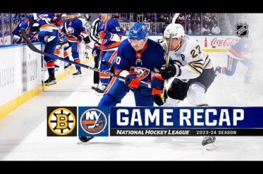 Bruins @ Islanders 12/15 | NHL Highlights 2023