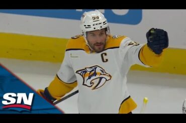 Predators' Roman Josi Fakes Out Hurricanes Before Finishing Off Sweet Wraparound Goal