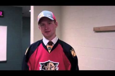 2012 NHL Draft Day Reactions with Michael Matheson of the Florida Panthers