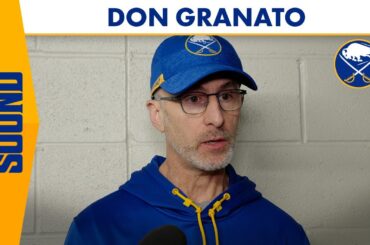 Devon Levi Set To Start Against Vegas | Buffalo Sabres Head Coach Don Granato
