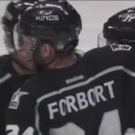 Derek Forbort Scores on Jonas Gustavsson | Kings Lead Oilers 1-0