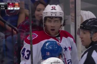 Tom Wilson Injures Lubomir Visnovsky with Predatory Hit