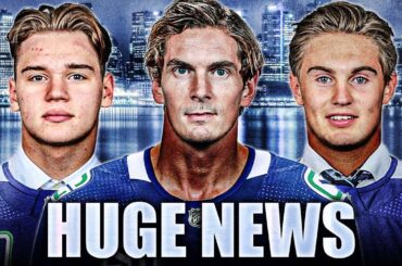 HUGE CANUCKS NEWS: ERIKSSON NOT LOOKING GREAT? HOGLANDER & JUOLEVI GIVEN A SPOT? PODKOLZIN COMING?