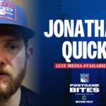 NYR vs ANA: Jonathan Quick Postgame Media Availability | December 15, 2023