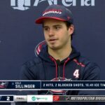 Cole Sillinger talks about trying to kill a seven-minute power play