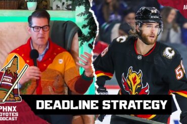 What is Bill Armstrong's plan for the Arizona Coyotes at the trade deadline?