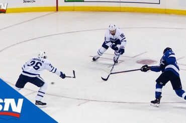 Mark Scheifele Fires Rolling Puck Past Frederik Andersen