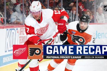 Red Wings @ Flyers 12/16 | NHL Highlights 2023