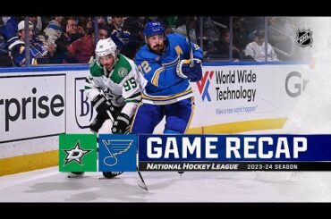 Stars @ Blues 12/16 | NHL Highlights 2023
