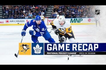 Penguins @ Maple Leafs 12/16 | NHL Highlights 2023