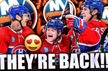 COLE CAUFIELD'S FIRST GOAL IN FOREVER + JOSH ANDERSON IS BACK! MONTREAL CANADIENS—NEW YORK ISLANDERS