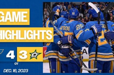 Game Highlights: Blues 4, Stars 3