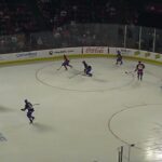 Darren Raddysh of North Division scores vs. Central Division in 2023 AHL All-Star Challenge 2/6/23