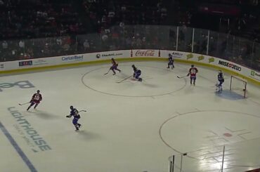 Darren Raddysh of North Division scores vs. Central Division in 2023 AHL All-Star Challenge 2/6/23
