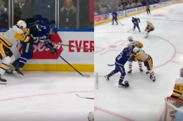 John Ludvig Challenged By Matthew Knies After Hit On Max Domi