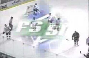 TJ Oshie Lays a BIG Hit on a Michigan Tech Player