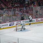 Seattle Kraken goalie Philipp Grubauer warms up 12/4/23