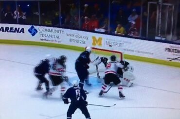 Jonah Gadjovich Goal - batted in out of midair