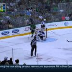 Brian Elliott robs Tyler Seguin in 3rd St. Louis Blues vs Dallas Stars Oct 28 2014 NHL